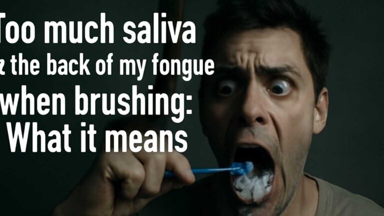 Too much saliva