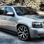 Lowered chevy avalanche grey