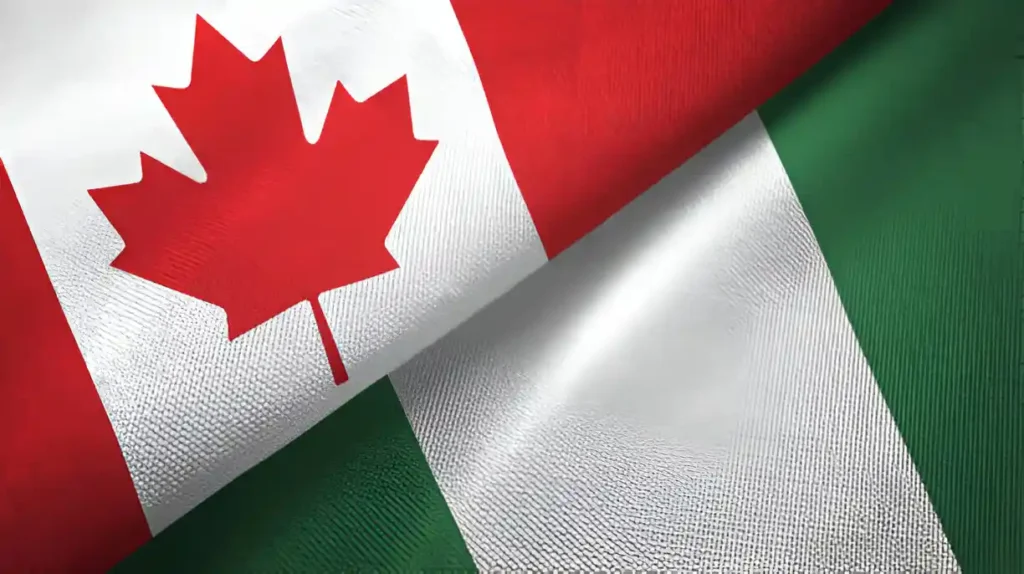 Nigerian Canadian Flag