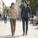 Two women exercising